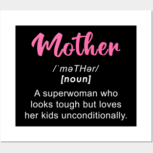 Mom is a Superwoman Posters and Art